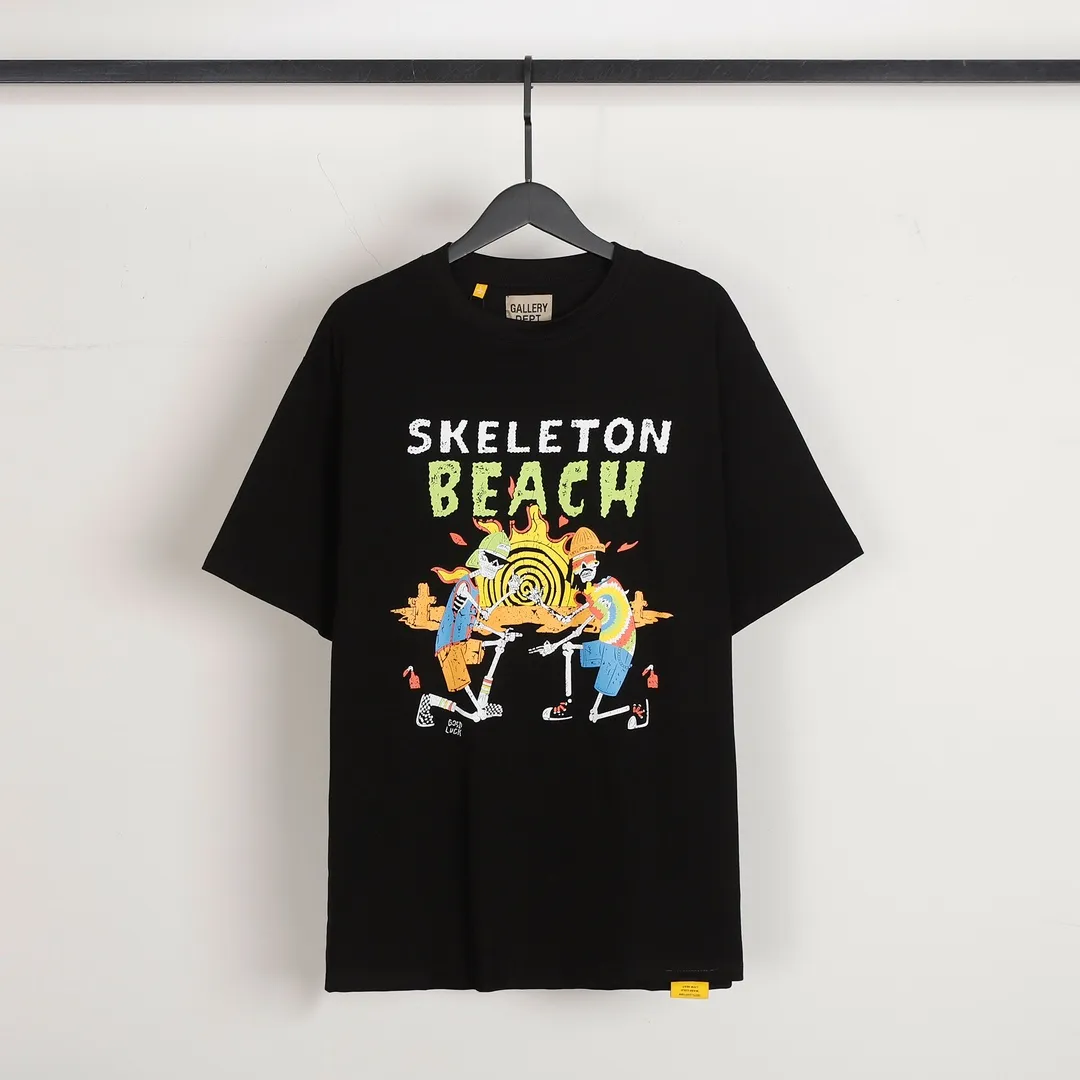 GALLERY.DEPT Summer new short-sleeved model number: D3145#P110 Color: black Size: S M L XL